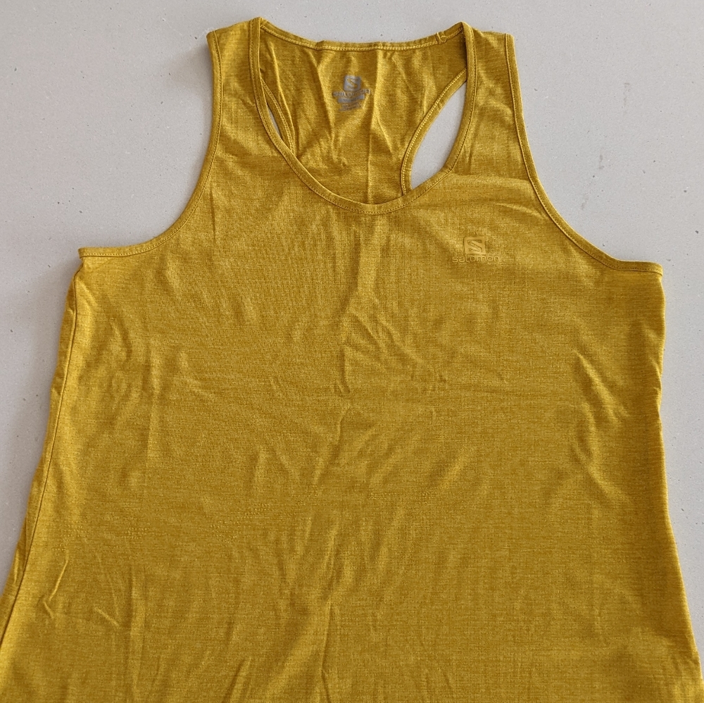 Salomon Running Tank - Large - Yellow
